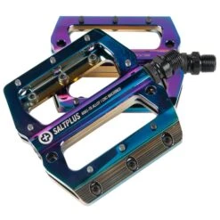 Salt Plus Echo Alloy CNC Pedal - Oil Slick