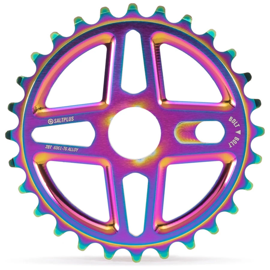 Salt Plus Center Chainring - Oilslick 1 Salt Plus Center Chainring - Oilslick