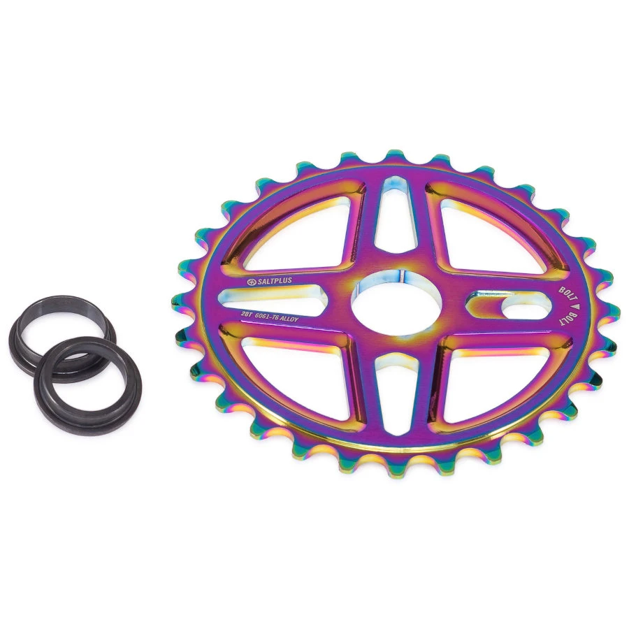 Salt Plus Center Chainring - Oilslick 2 Salt Plus Center Chainring - Oilslick - Image 2