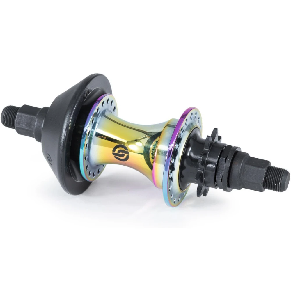 Salt Ex Cassette BMX Rear Hub - LHD - Oilslick 1 Salt Ex Cassette BMX Rear Hub - LHD - Oilslick